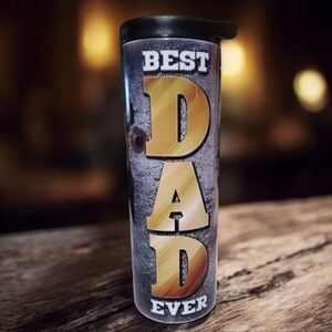 BEST DAD EVER 20oz Tumbler with duo lids 🎉sale